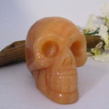 Orange Aventurine Skull