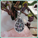 What's Your Poison Mystic Topaz Sterling Silver Pendant Necklace