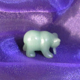 Green Aventurine Bear & Fish