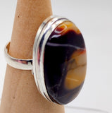 Mookaite Sterling Silver Ring