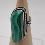 Malachite Sterling Silver Ring