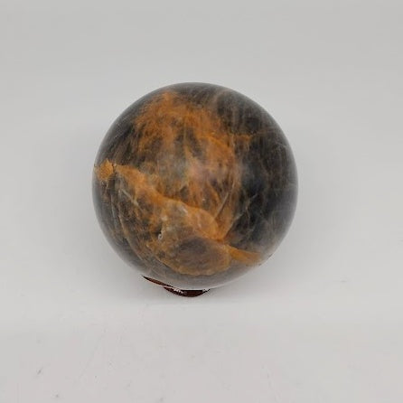 Black Moonstone Sphere & Stand
