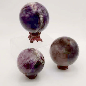 Purple Fluorite Sphere & Stand