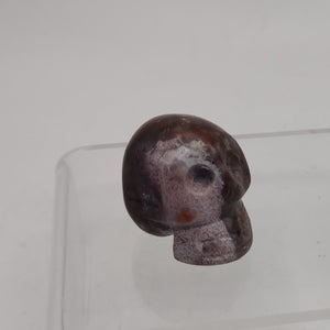 Rhodonite Skull