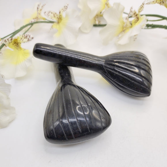 Black Obsidian Witches Broom