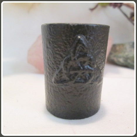 Triquetra Iron Chime Candle Holders
