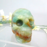Caribbean Blue Calcite Skull