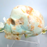 Caribbean Blue Calcite Skull