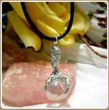 Dragon Claw Clear Quartz Crystal Sphere Totem Necklace