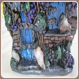 Crystal Geode Vineyard Fairy Door