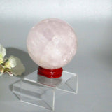 Rose Quartz Sphere & Stand