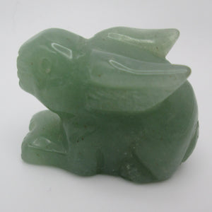 Green Aventurine Bunny