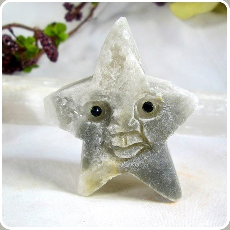 Mr. Star Crystal Quartz Gemstone Cluster Totem