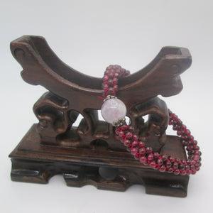 Garnet Pink Calcite Bracelet
