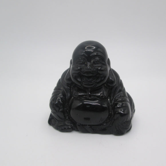 Black Obsidian Buddha