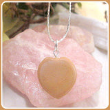 Healing Brown Jasper Heart Necklace