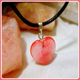 Studious Cherry Quartz Heart Necklace