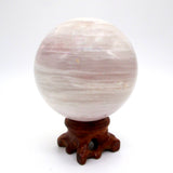 Pink Thousand Layer Sphere & Stand