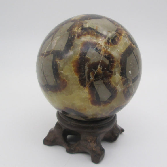 Septarian Sphere & Stand