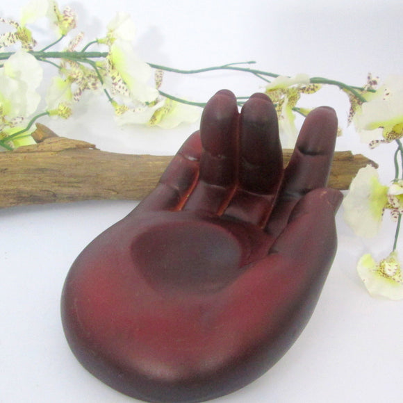 Buddha Hand Rosewood Sphere Stand