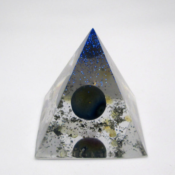 Titanium Mini Sphere Orgone Pyramid