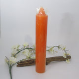 Orange Pillar Candle
