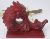 Dragon Head Rosewood Sphere Stand