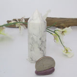 White Howlite Point