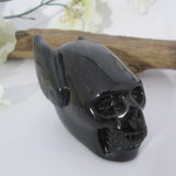Black Obsidian Elf Skull