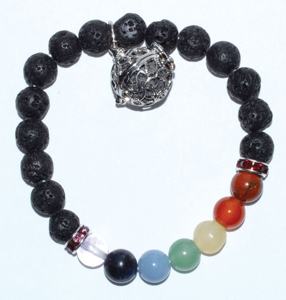 Lava Chakra with Aromatherapy Bracelet