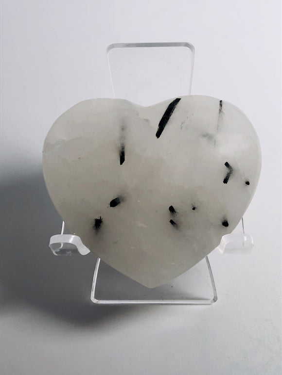 Tourmalinated Quartz Heart