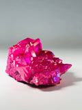 Pink Rainbow Titanium Aura Quartz Cluster