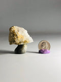 Mushroom House Crystal Quartz Gemstone Cluster Totem