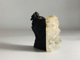 Dragon Head Crystal Quartz Gemstone Cluster Totem