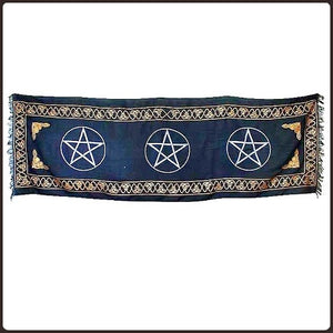 Three Pentagram Altar Cloth
