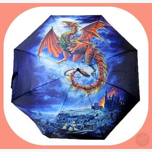 Dragon Umbrella Mystical Moons