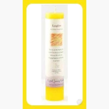 Laughter Reiki Charged Pillar Candle Candles Mystical Moons