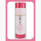 Love Pillar Candle With Goddess Necklace Candles Mystical Moons