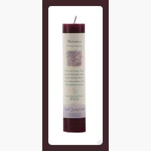 Motivation Reiki Charged Pillar Candle Candles Mystical Moons