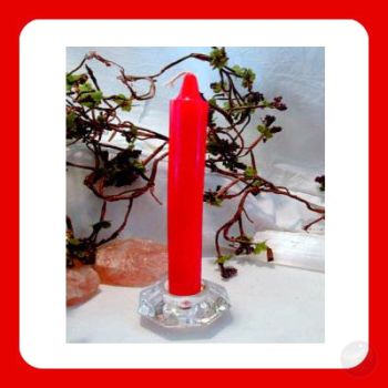 Red Taper Candles Mystical Moons
