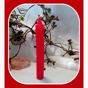 Red Taper Candles Mystical Moons