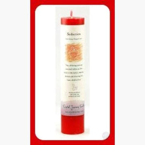 Seduction Reiki Charged Pillar Candle Candles Mystical Moons