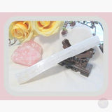 Stone Of Truth & Honesty Selenite Rod Magical Wands