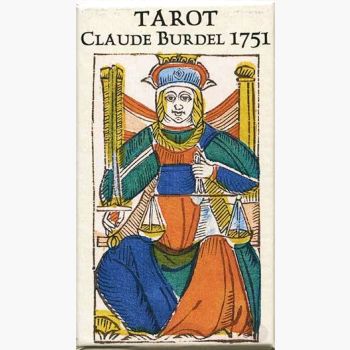 Tarot Claude Burdel 1751 Cards Mystical Moons