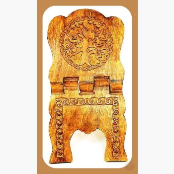 Tree Of Life Wooden Book Holder Altar Table Mystical Moons