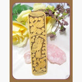 Wise Owl Totem Handcarved Bamboo Bookmark Mystical Moons