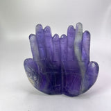 Purple Flourite Hands Dish